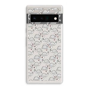 Zwanen: Google Pixel 6 Pro Transparant Hoesje