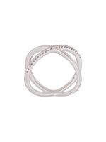 ALINKA bague "KATIA" en or blanc 18ct et diamants - Métallisé - thumbnail