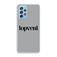 Topvent Grijs Zwart: Samsung Galaxy A73 Transparant Hoesje Topvent Grijs Zwart: Samsung Galaxy A73 Transparant Hoesje