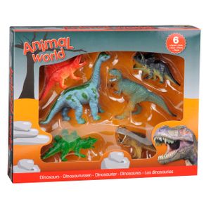 Johntoy Dinosaurussen giftbox, 6st.