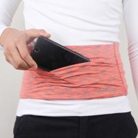 Persoonlijke grote capaciteit stretch Tablet zakken reizen anti-diefstal zak telefoon tas maat: L (oranje)