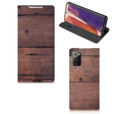 Samsung Galaxy Note20 Book | Wallet Case | Old Wood