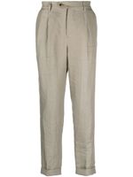 Brunello Cucinelli pantalon de costume à coupe courte - Vert