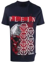 Philipp Plein t-shirt à logo imprimé - Bleu - thumbnail