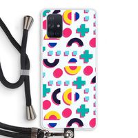 8-bit N°2: Samsung Galaxy A71 Transparant Hoesje met koord