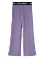 Palm Angels Kids pantalon de jogging à taille à logo - Violet