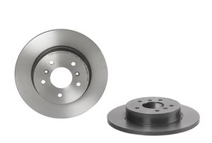 Remschijf COATED DISC LINE BREMBO, Remschijftype: Massief, u.a. für Nissan, Renault