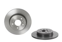 Remschijf COATED DISC LINE BREMBO, Remschijftype: Massief, u.a. für Nissan, Renault