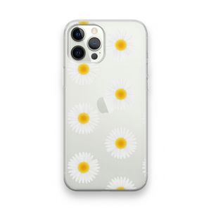 Margrietjes: iPhone 12 Pro Transparant Hoesje