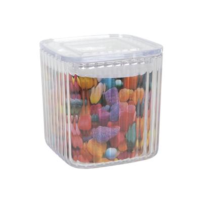 Voorraadbus lines 550ml 10x10x10,5cm