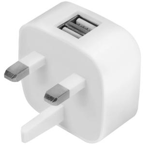 LogiLink PA0209 USB-oplader 10.5 W Binnen, Thuis Uitgangsstroom (max.) 2100 mA Aantal uitgangen: 2 x USB-A