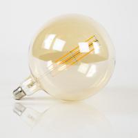 Kooldraadlamp 'Bol XXL' Ø20cm, LED E27 / 8W, Goldline, dimbaar