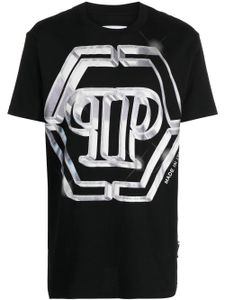 Philipp Plein t-shirt à logo imprimé - Noir