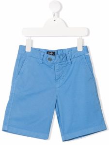Il Gufo short chino à coupe droite - Bleu