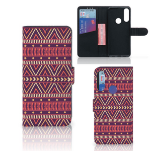 Alcatel 1S 2020 Telefoon Hoesje Aztec Paars