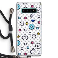 8-bit N°9: Samsung Galaxy S10 Plus Transparant Hoesje met koord