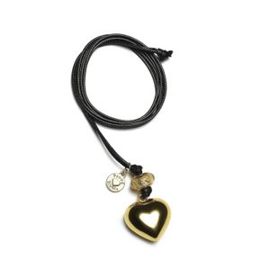 Proud MaMa Zwangerschapsketting Babybel Ketting Basic GOLD [heart]