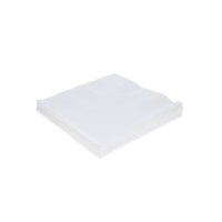 Servet 2 laags 1/4 vouw 33x33cm papier wit BIO