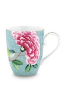 Pip Studio Blushing Birds Mok Blauw Groot