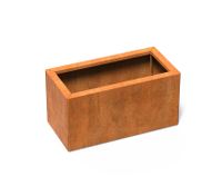 Cortenstaal plantenbak CARREZ Connect 80x40x40cm.
