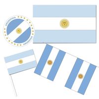 Feestartikelen Argentinie versiering pakket - thumbnail