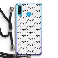 Wimpers: Huawei P30 Lite Transparant Hoesje met koord