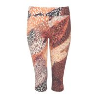 Paprika Plus Size sportcapri oranje - thumbnail