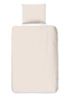 Good Morning Dekbedovertrek "uni dessin" - Zand - (140x200/220 cm) - Katoen