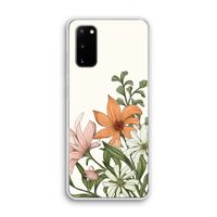 Floral bouquet: Samsung Galaxy S20 Transparant Hoesje