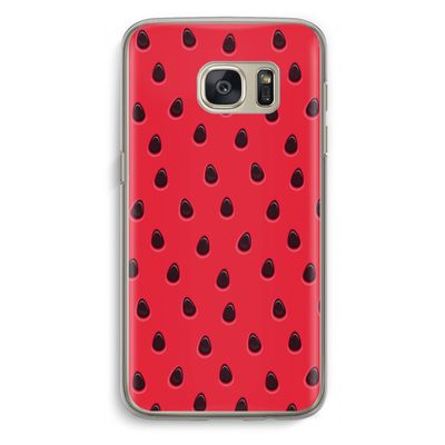 Watermelon: Samsung Galaxy S7 Transparant Hoesje