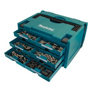 Makita MAKSTOR 3.6 Doos voor kleine onderdelen Zwart, Blauw