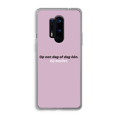 gij beslist: OnePlus 8 Pro Transparant Hoesje
