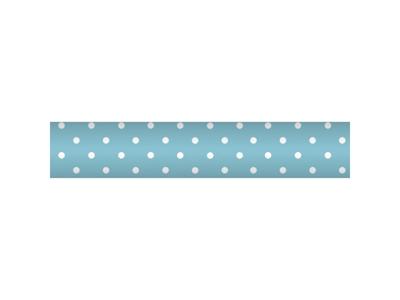 Damast papier 1.18x10m turquoise + stip