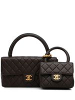 CHANEL Pre-Owned lot de deux sacs à main Classic Flap (2004) - Marron - thumbnail