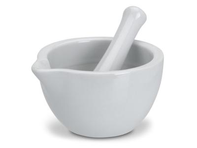 VIJZEL 10X6CM WIT PORSELEIN
