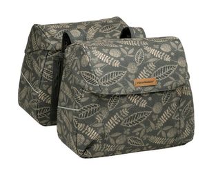 Newlooxs New looxs joli dubbele fietstas - forest antraciet - 37l