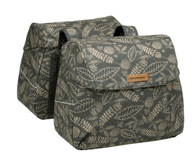 Newlooxs New looxs joli dubbele fietstas - forest antraciet - 37l
