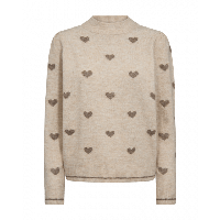 FreeQuent - Beige | Dames | Trui | Beige | XXL | regular | Kamst mode