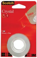 Scotch Plakband Crystal ft 19 mm x 25 m, blister met 1 rolletje - thumbnail