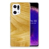 OPPO Find X5 Pro | Bumper Hoesje | Licht Hout OPPO Find X5 Pro | Bumper Hoesje | Licht Hout