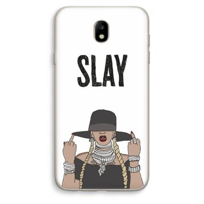 Slay All Day: Samsung Galaxy J7 (2017) Transparant Hoesje