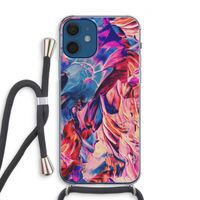 Pink Orchard: iPhone 12 Transparant Hoesje met koord