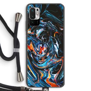 Black Unicorn: Xiaomi Redmi Note 10 5G Transparant Hoesje met koord