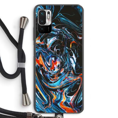 Black Unicorn: Xiaomi Redmi Note 10 5G Transparant Hoesje met koord