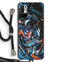 Black Unicorn: Xiaomi Redmi Note 10 5G Transparant Hoesje met koord