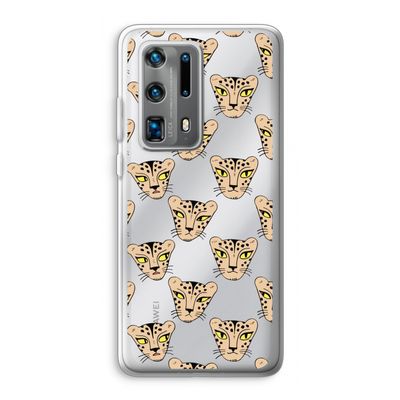 Tijger: Huawei P40 Pro Plus Transparant Hoesje