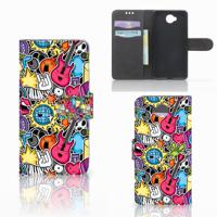 Microsoft Lumia 650 | Wallet Case | met Pasjes | Punk Rock