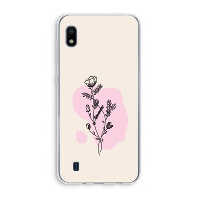 Roses are red: Samsung Galaxy A10 Transparant Hoesje