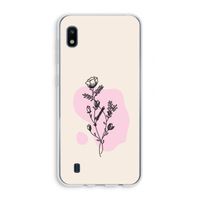 Roses are red: Samsung Galaxy A10 Transparant Hoesje