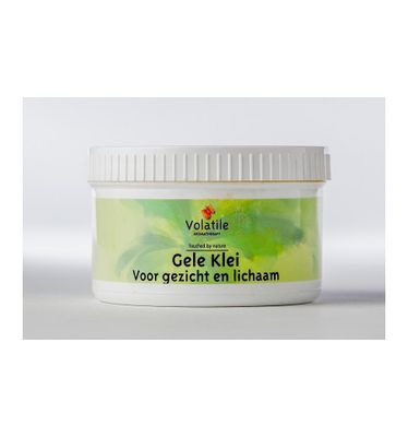 Gele klei poeder